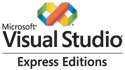 Page d'accueil de Visual Studio 2008 Express Edition
